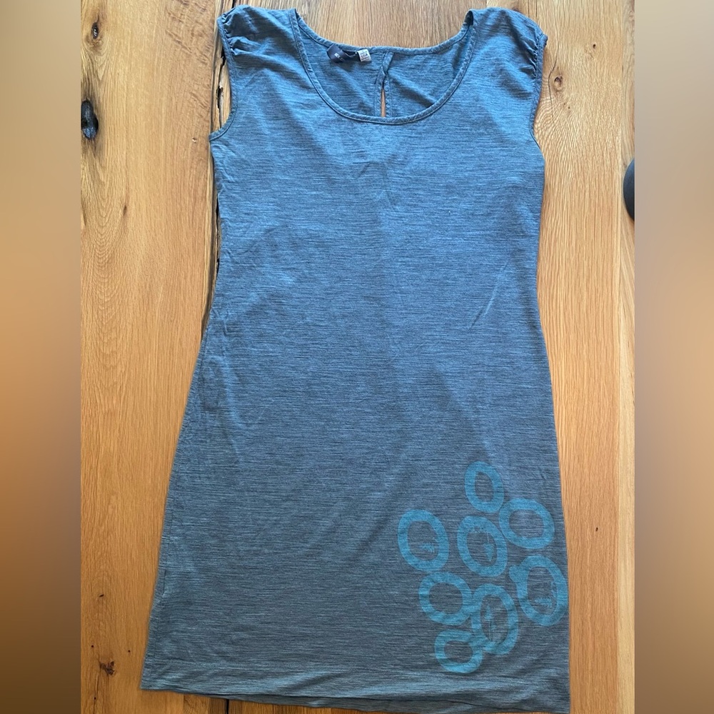 Ibex Wool T-Shirt Dress, Small.